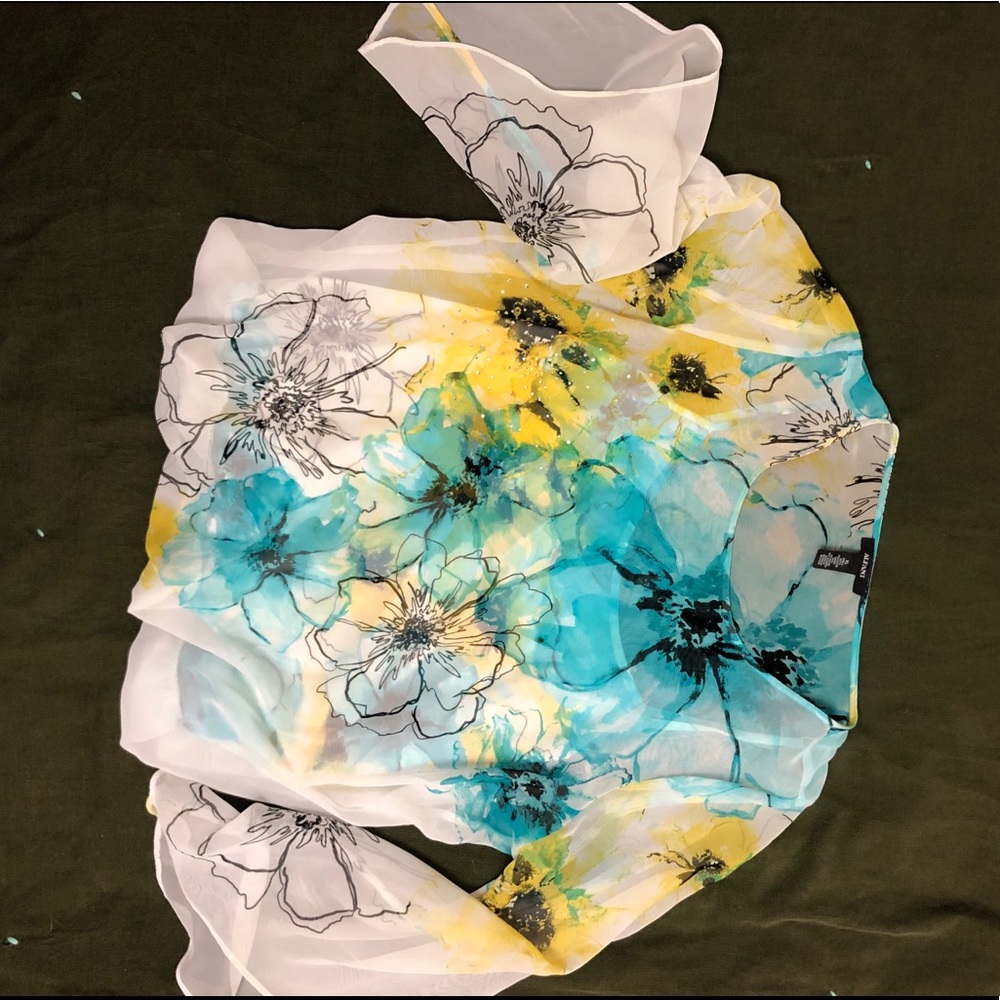 Sheer Floral Top